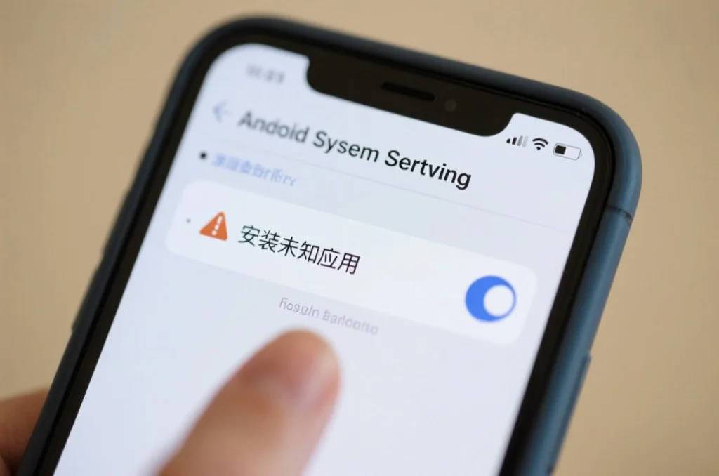 安卓设备中启用未知来源安装的设置界面