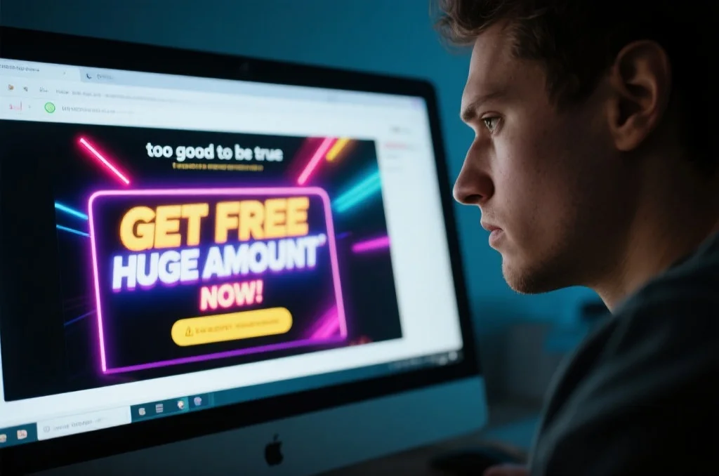 警惕虚假广告和难以置信的优惠